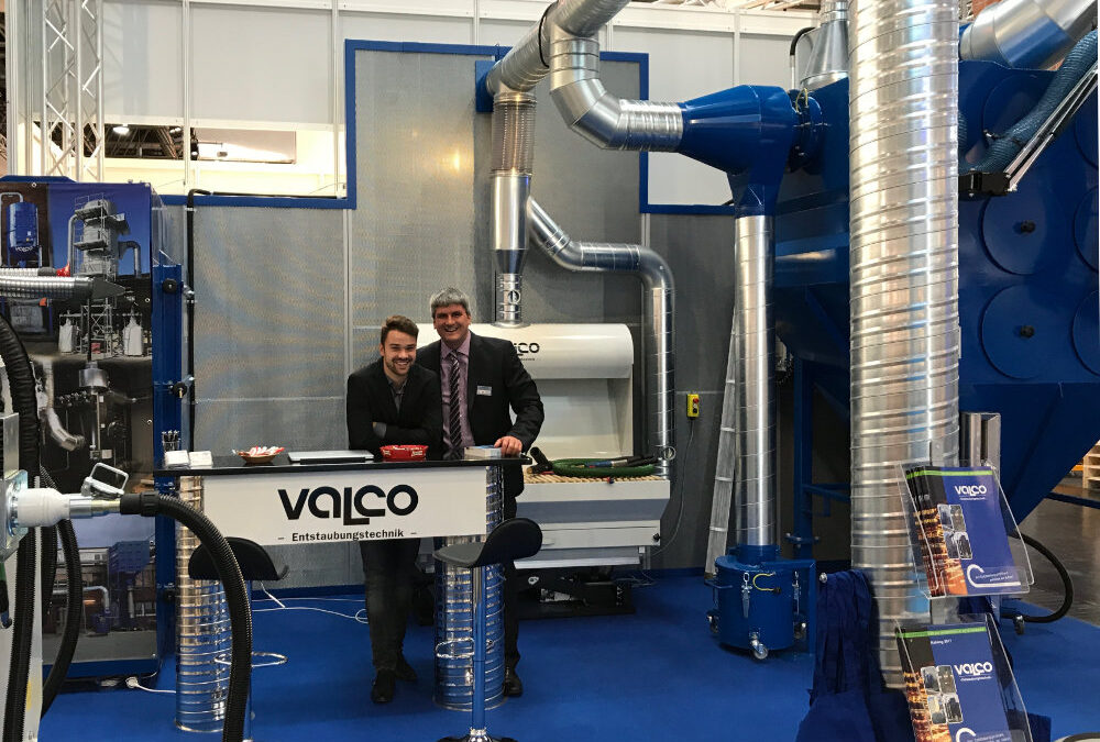 VALCO Stand auf einer Messe