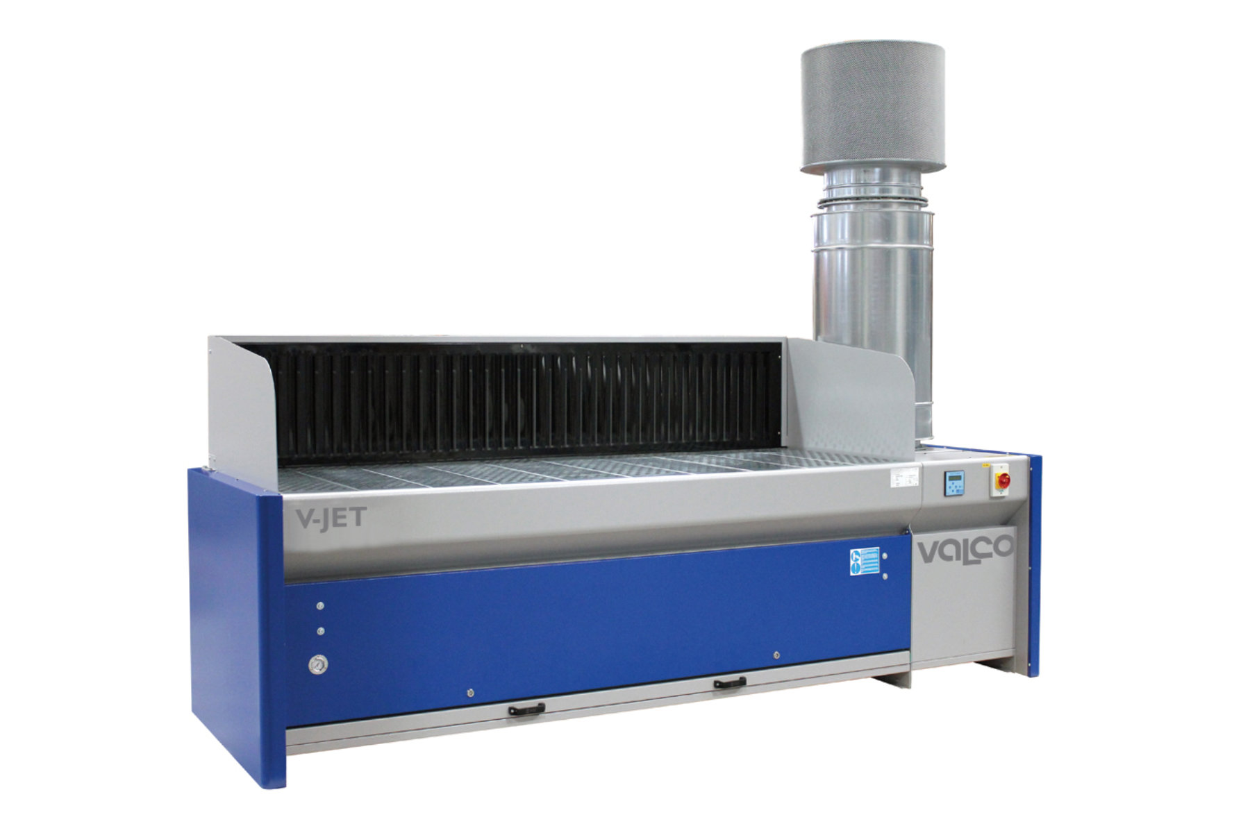 Extraction table V-JET with integrated filter system