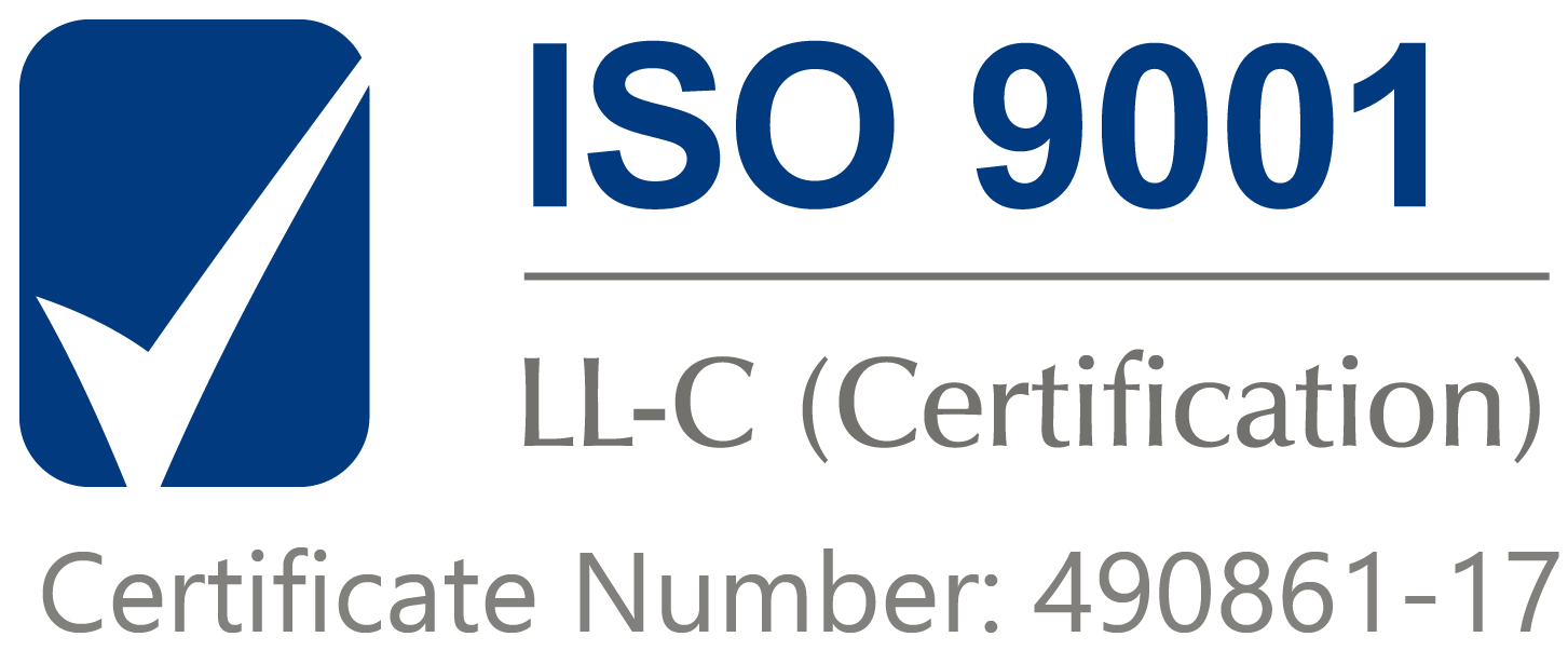 VALCO ISO 9001 Certification