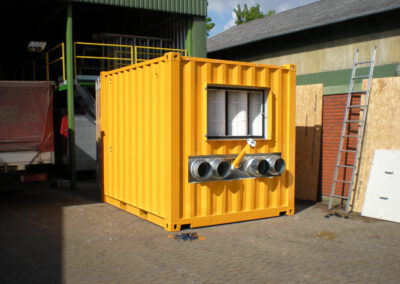 Containerfilteranlage Front offen